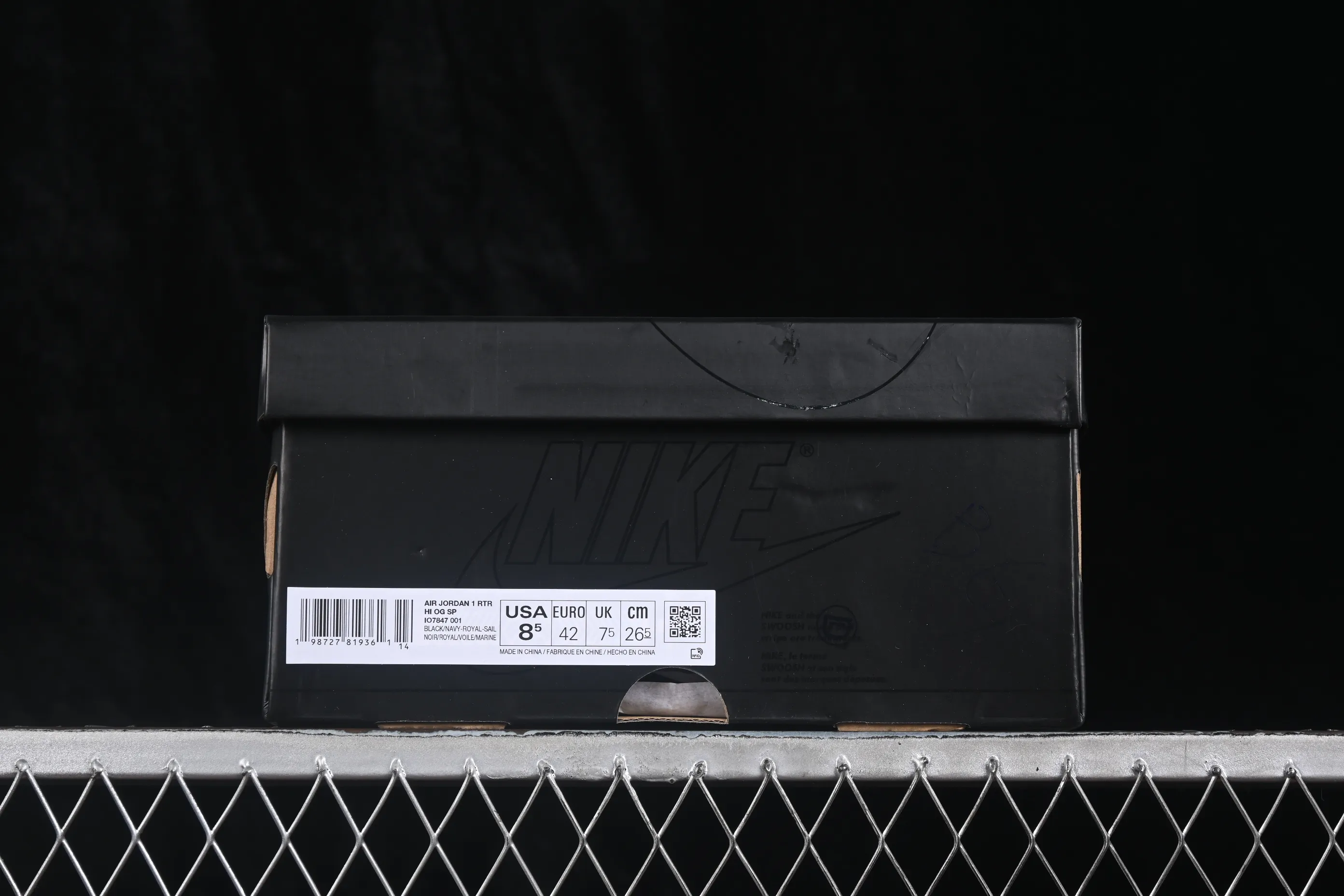 All categories Air Jordan Jordan series basketball shoes Air Jordan 1 High OG version Fragment x Union x Air Jordan 1 Retro AJ1 Joe 1 new deconstructed royal blue high-top basketball shoes IO7847-001